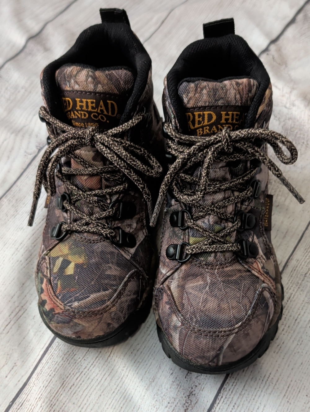 RedHead Kids Camo Boot in Brown/Black